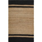 Eko Halı Echo ECH07 Natural Black El Dokuma Doğal Hasır Jüt Halı Kilim
