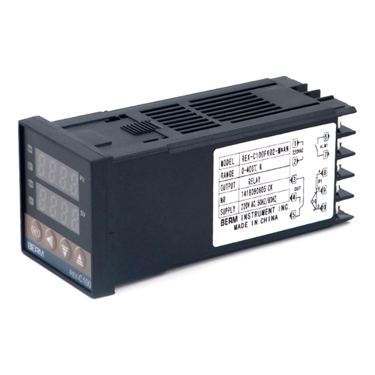 REX-C100FK02-M Pıd Dijital Sıcaklık Kontrol Cihazı - Siyah Fiyatı