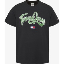 Tommy Hılfıger Erkek T-Shırt DM0DM16403-BDS