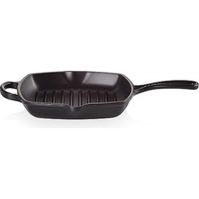 Le Creuset Signature Mangal Kızartma Tavası, Emaye Dökme Demirden Iki Çıkıntılı, Tüm Ocak ve Fırın Türleri Için, 26 Cm, Mat Siyah,