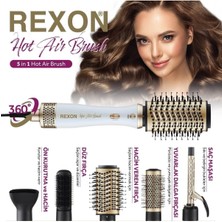 Rexon 5in1 Hot Air Brush Saç Şekillendirme Cihazı