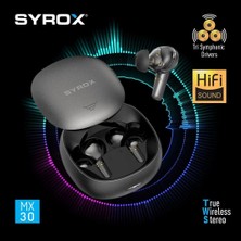 Syrox Umut Bilişim MX30 Dokunmatik Bluetooth Kulaklık Tws+ Hifi Sound  MX30 Tws Bluetooth Kulaklık Bt 5.3