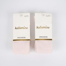 Katamino Lacoste Bebek Külotlu Çorap K30066 Pudra