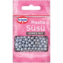 Dr. Oetker Dekor Serisi Pasta Süsü Kelebek, Kalp, Gümüş Inci, Yıldız (4 x 10 Gram)