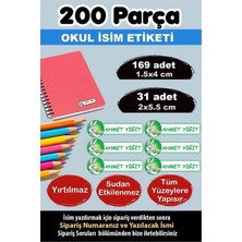 Kt Grup Okul Etiketi Kalem Defter Etiketi Özel Isim Yazılabilen Etiket Bugs Bunny 200 Adet