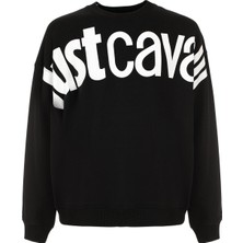 Just Cavalli Bisiklet Yaka Beyaz Erkek Sweatshırt 74OBIE00CF100003