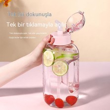 Chdn Minimalist Büyük Kapasiteli Plastik Bardak 2000ML (Yurt Dışından)