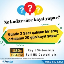 Prostar Servis Araçları Için 7 Inç Dörde Bölünebilir Kayıtlı 25