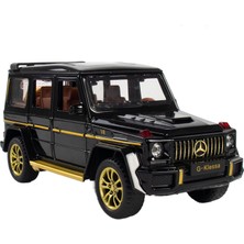 Maskot 1:32 Mercedes-Benz G63 Sesli ve Hafif Geri Çekme Işlevli Altı Kapılı Alaşım Araba Modeli (Yurt Dışından)