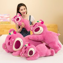 Maskot Yeni 50CM Pembe Çilek Ayı Peluş Oyuncak (Yurt Dışından)