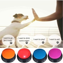 Pet Iletişim Düğmesi Köpek Kedi Eğitimi Konuşan Oyuncak Kayıt Sireni Sıkma Kutusu Evcil Hayvan Malzemeleri (Yurt Dışından)