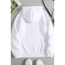 Only Trendwear  Oversize Kalp Baskılı Sweatshirt