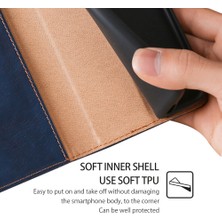 Seniee Samsung Galaxy x Cover 5 Için Telefon Kılıfı Kart Yuvalı Deri Telefon Kılıfı (Yurt Dışından)