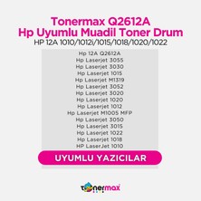 tonermax Hp Q2612A Muadil Toner / Hp Laserjet 1020 Muadil Toner