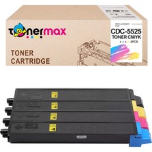 tonermax Utax CDC-5525 / CDC-5520 / 256CI / 206CI Set Muadil Toner