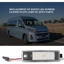 Sagrado Beyaz LED Numarası Plaka Işık Değiştirme Toyota Hiace Hi-Ace H200 2004-2012 Araba Aksesuarları (Yurt Dışından)