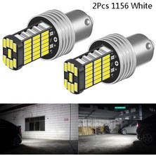 Sagrado 2x 1156LED Canbus 15 Smd BA15S P21W Yüksek Güçlü Beyaz 6000K Araba Fren Kuyruk Lambası (Yurt Dışından)