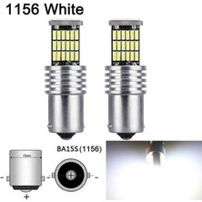 Sagrado 2x 1156LED Canbus 15 Smd BA15S P21W Yüksek Güçlü Beyaz 6000K Araba Fren Kuyruk Lambası (Yurt Dışından)