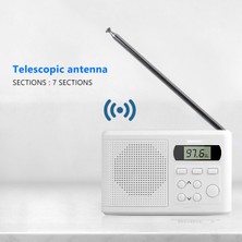 Sagrado Fm Radyo Tv Için 98CM 38.5" 7 Bölüm Teleskopik Anten Değiştirme (Yurt Dışından)