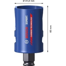 Bosch 41 mm Yapı Malzemeleri Için Panç 2608900460