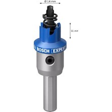 Bosch Expert 14 mm Elmaslı Inox Panç Adaptörlü 2608901397