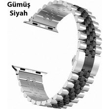 Ally Apple Watch 7-8 41MM 6-5-4 40MM Kayış Kordon Paslanmaz Çelik 3-2-1 38MM