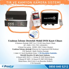 Navistar Tır ve Kamyonlar Için Uzaktan Izlemeli 4 Kameralı 1 Tb Hardd