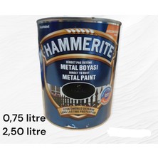 Marshall Hammerite Düz Siyah Boya 2,50 Litre ( Direkt Pas Üstüne Sürülen Boya )