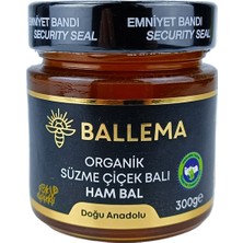 Ballema Organik Süzme Çiçek Ham Balı 300GR