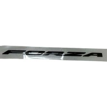 Moto Express Honda Forza250 1 Adet Siyah Sele Altı Yazısı Sticker Etiketi Amblemi Arması A