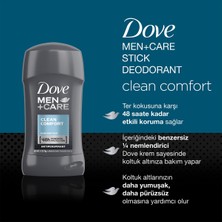 Dove Men Clean Comfort Stick Deodorant 50 ml x2