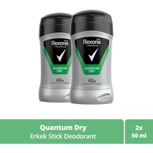 Rexona Men MotionSense Erkek Stick Deodorant Quantum Dry 50 ml x2