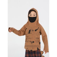 Casabony Ninja New Shape Kahve  Sweatshirt