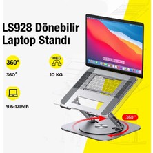 Ason Plus Ally Mc LS928HUB 4in1 Masaüstü 360° Dönebilen Laptop Standı Hub​