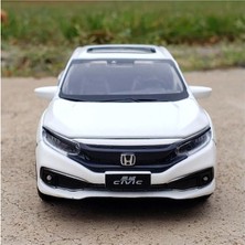 Honda Civic Model Oyuncak Araba - Beyaz (Yurt Dışından)