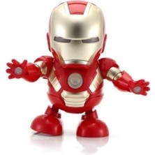 Iron Man Robot Işıklı Oyuncak - Kırmızı (Yurt Dışından)