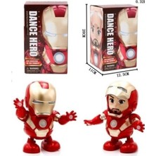 Iron Man Robot Işıklı Oyuncak - Kırmızı (Yurt Dışından)