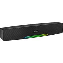 Lenovo Lecoo DS109 Bluetooth/AUX/TF KART/USB Stereo 10W Soundbar Taşınabilir Hoparlör Siyah