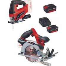 Einhell Te-Cs 18/165/1 Daire Testere Tc-Js 18 Dekupaj 2X4.0AH Akülü Set