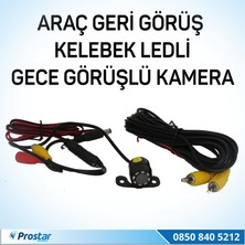 Prostar Geri Görüş Kamerası Kelebek Tampon Ledli Geri Vites Kameras?