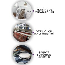 Roslyn Home Yuvarlak Kaymaz Tabanlı Süngerli Banyo Paspası Makinede Yıkanabilir Banyo Halısı Klozet Takımı