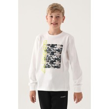 Kappa Erkek Çocuk Sweatshırt Krem