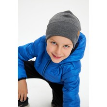 Babygiz Füme Erkek Çocuk Şapka Bere Pamuklu Kaşkorse