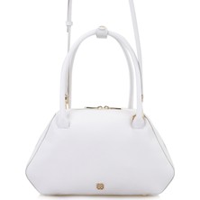 Desa Afsoon Beyaz Kadın Deri Omuz Çantası