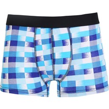 Akbeniz Erkek Penye Likralı Desenli Boxer 40115