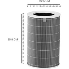 FAF Filtre / Xiaomi Mi Smart Air Purifier 4 Pro Gri Hepa Filtre Orjinal Çipli