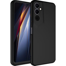 Case 4U Tecno Pova Neo 2 Kılıf Kamera Korumalı Içi Kadife Logosuz Mara Lansman Silinebilir Kılıf Siyah