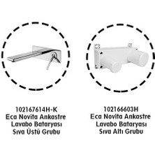 E.C.A Eca Novita Ankastre Gömme Lavabo Bataryası Set (102167614H-K+102166603H)