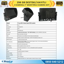 Navistar Kayıtlı Ahd Okul Servisler Için 4 Kameralı 7 Inç Monitörl?