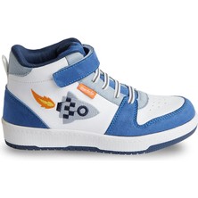 Denokids Roket Erkek Çocuk Beyaz Sneakers Spor Ayakkabı